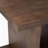 Mercana Nohr Medium Brown Wood Accent Table