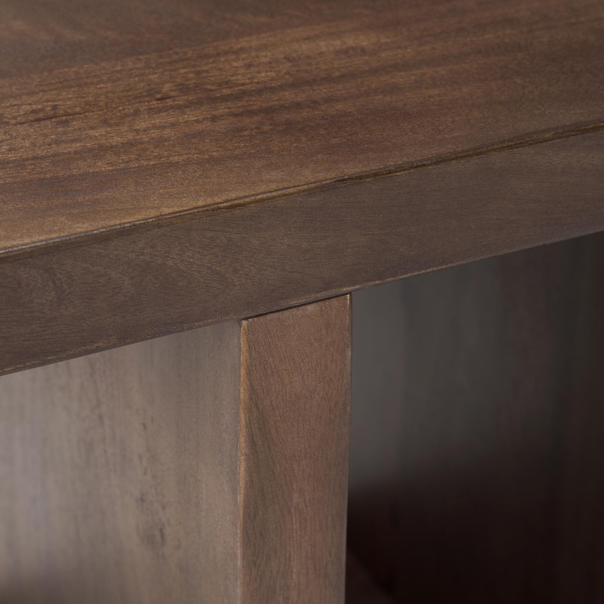Mercana Nohr Medium Brown Wood Accent Table