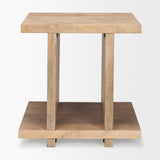 Mercana Nohr Light Brown Accent Table