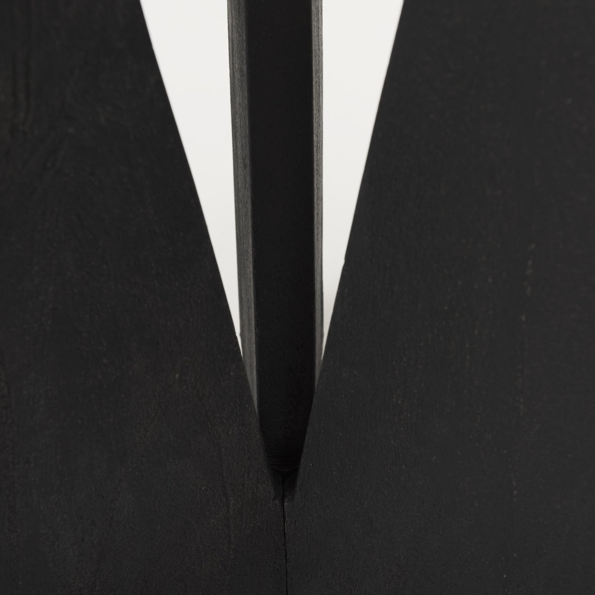 Mercana Mattius Black Wood Accent Table