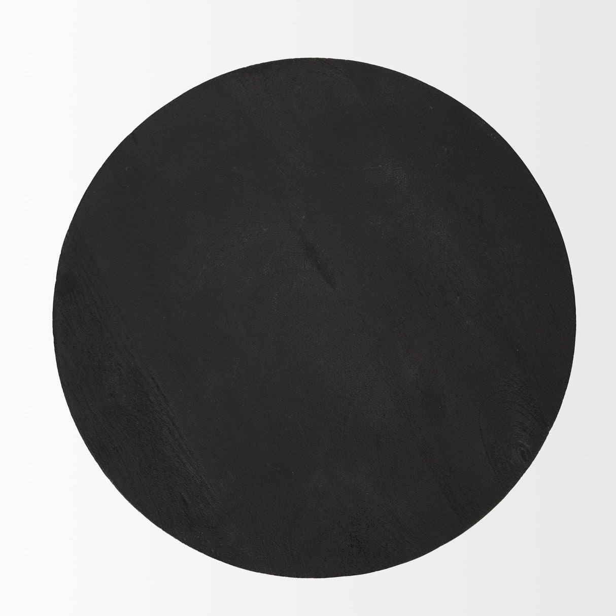 Mercana Mattius Black Wood Accent Table