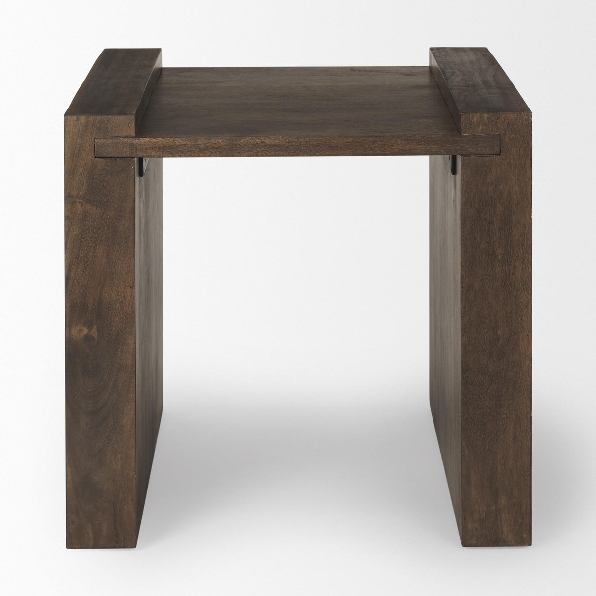 Mercana Athelia Dark Brown Wood Accent Table