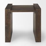 Mercana Athelia Dark Brown Wood Accent Table