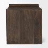 Mercana Athelia Dark Brown Wood Accent Table