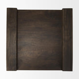 Mercana Athelia Dark Brown Wood Accent Table