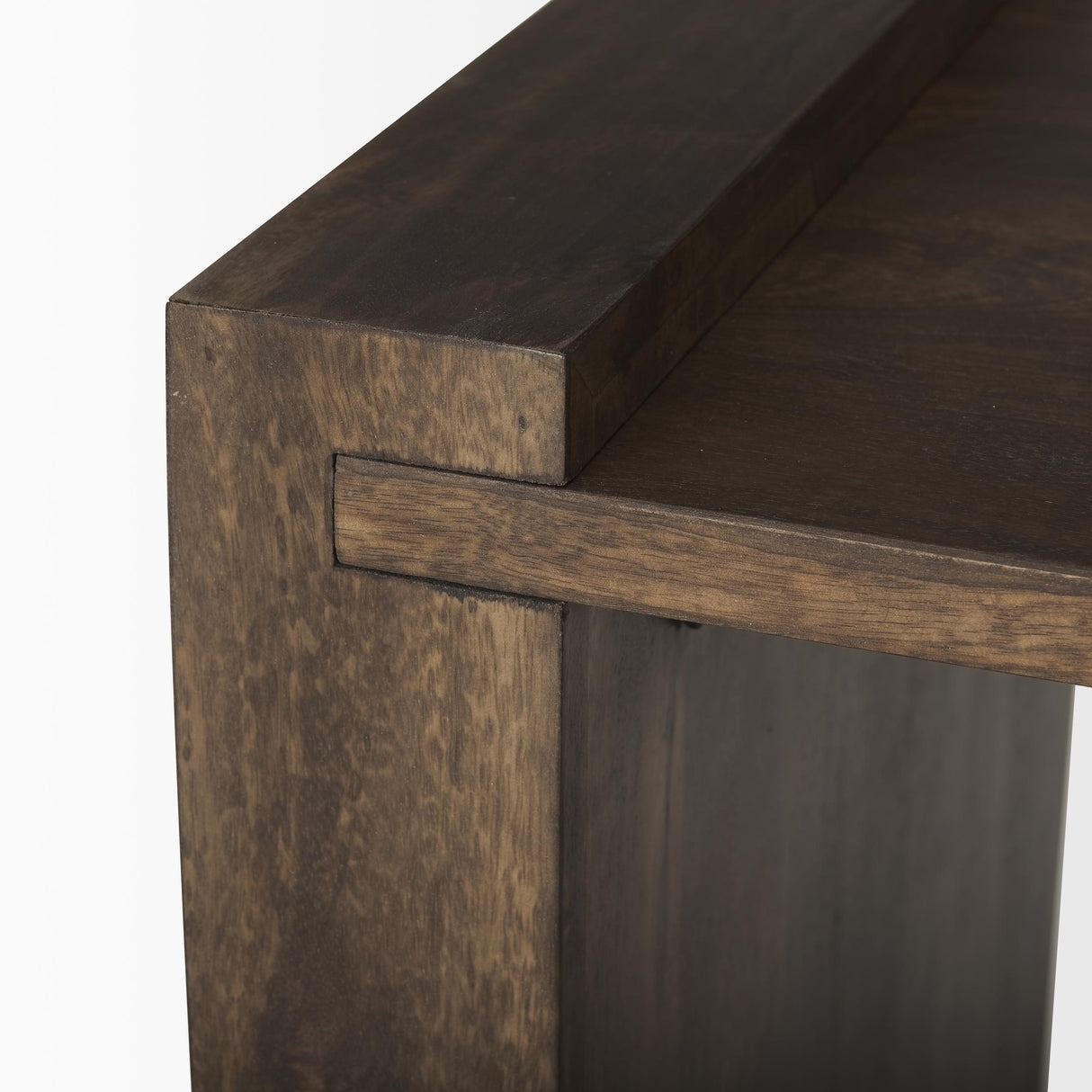 Mercana Athelia Dark Brown Wood Accent Table