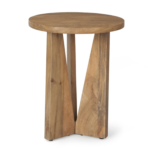 Mercana Mattius Light Wood Accent Table