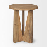 Mercana Mattius Light Wood Accent Table