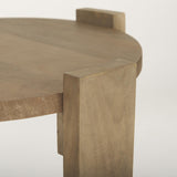 Mercana Evelyn Light Brown Round End/Side Table