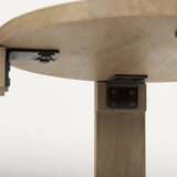 Mercana Evelyn Light Brown Round End/Side Table