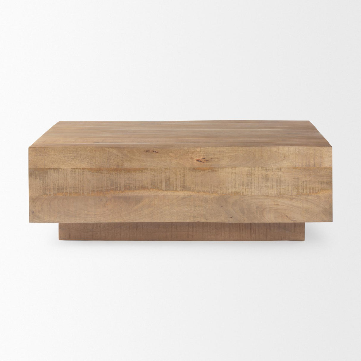 Mercana Hayden Light Brown Wood Rectangular Coffee Table