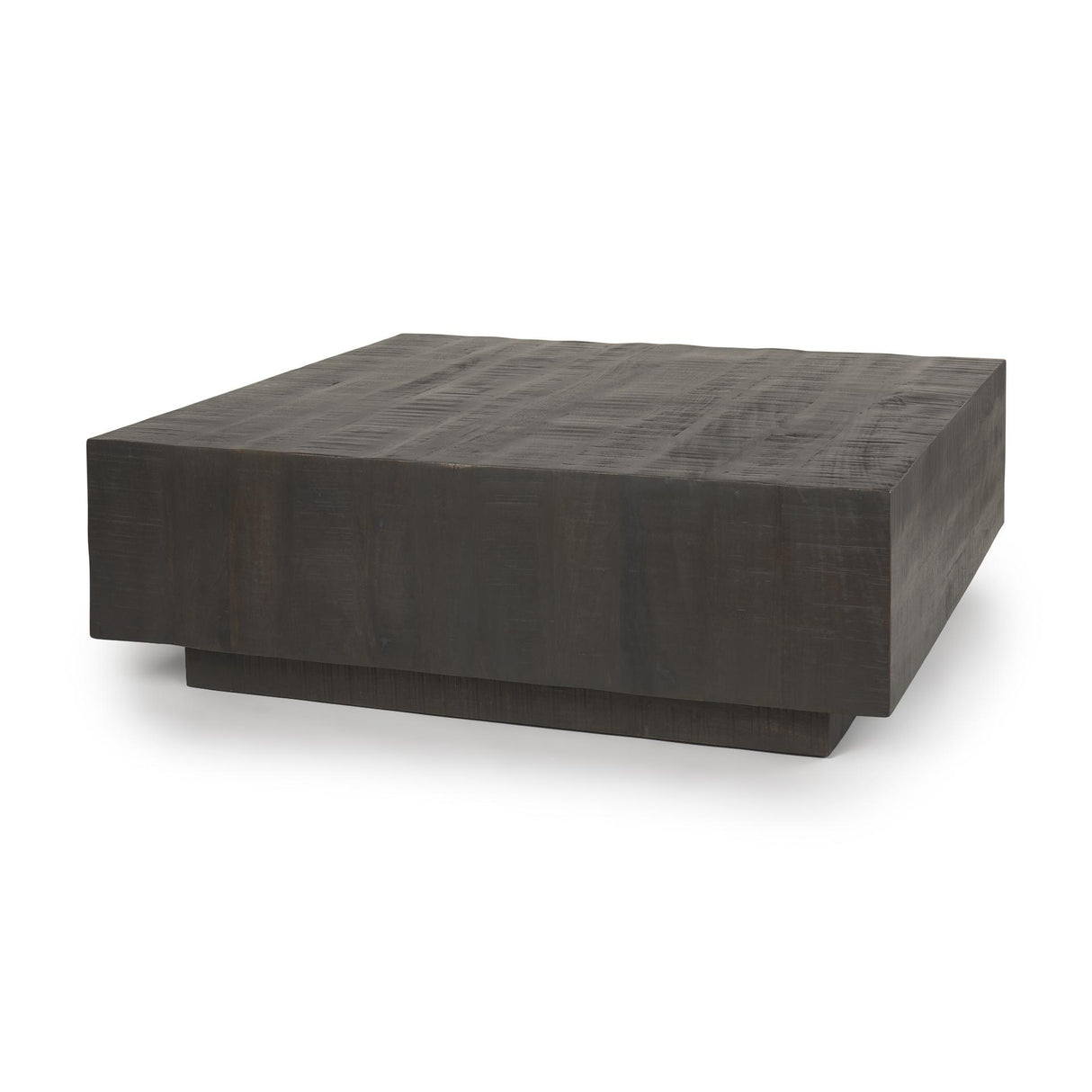 Mercana Hayden Dark Brown Wood Square Coffee Table