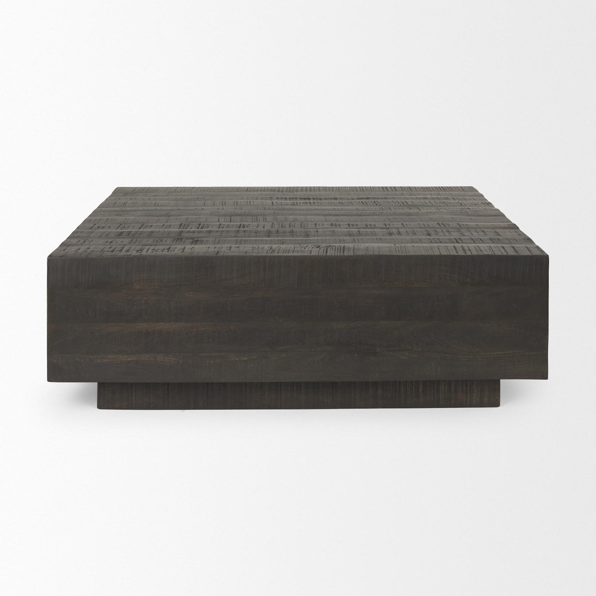 Mercana Hayden Dark Brown Wood Square Coffee Table