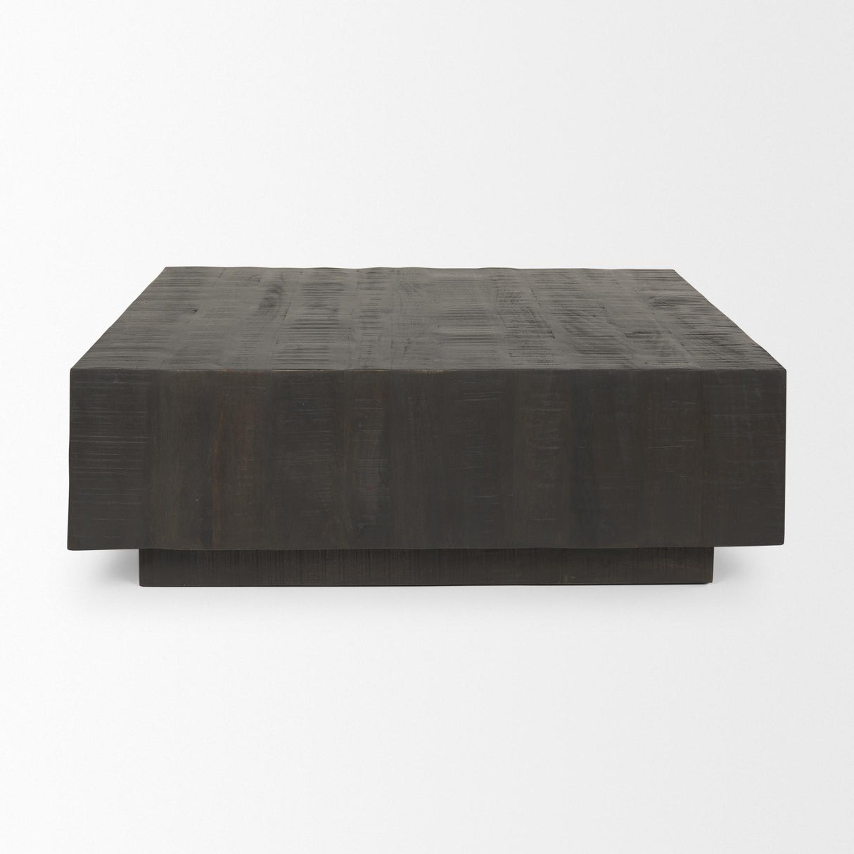 Mercana Hayden Dark Brown Wood Square Coffee Table