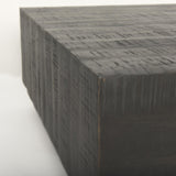 Mercana Hayden Dark Brown Wood Square Coffee Table