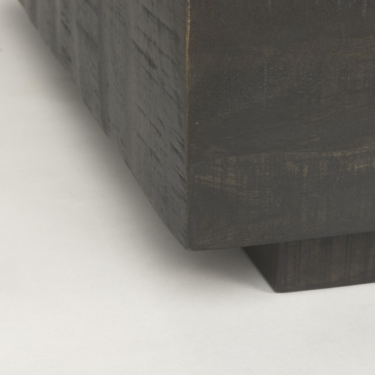 Mercana Hayden Dark Brown Wood Square Coffee Table
