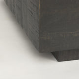 Mercana Hayden Dark Brown Wood Square Coffee Table