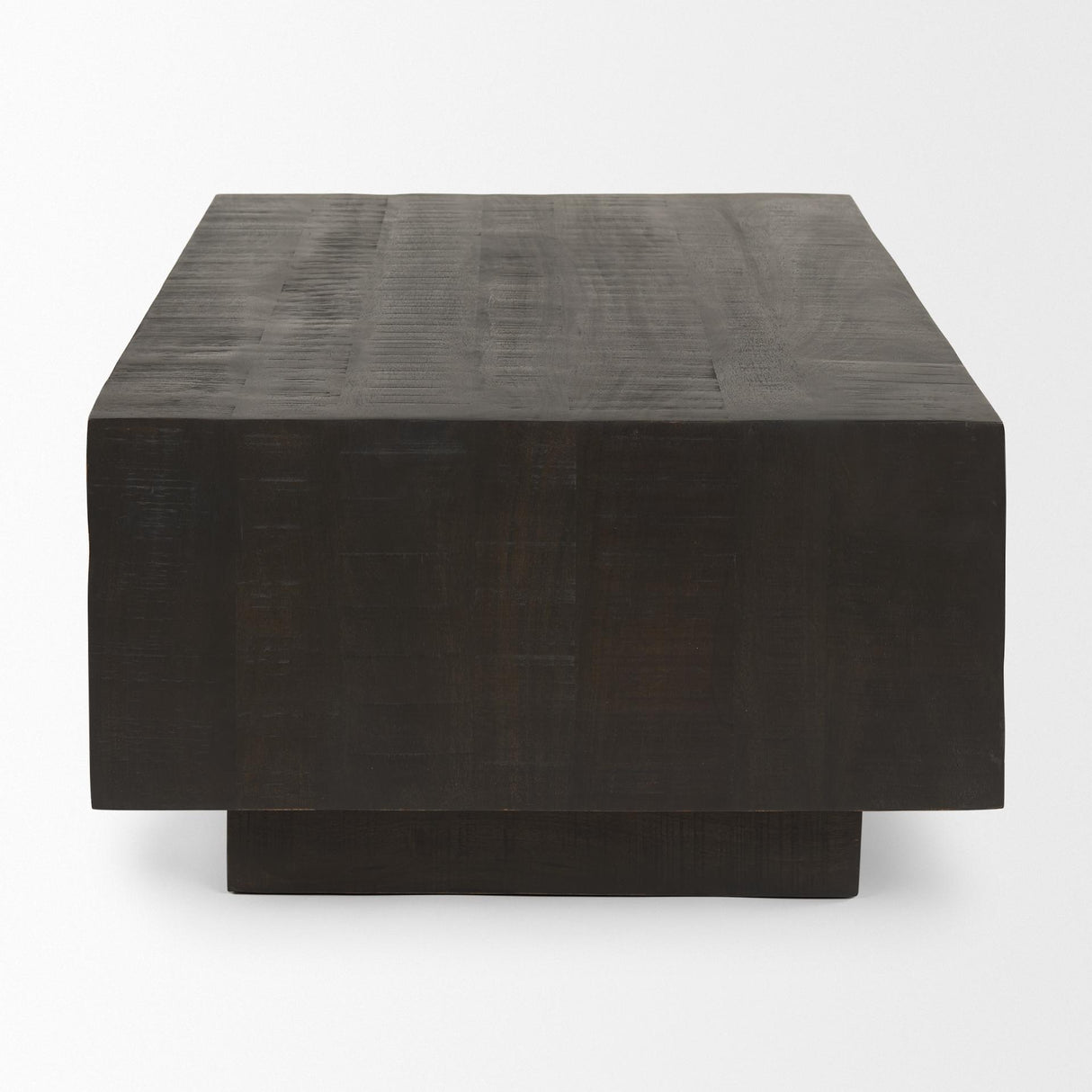 Mercana Hayden Dark Brown Wood Rectangular Coffee Table