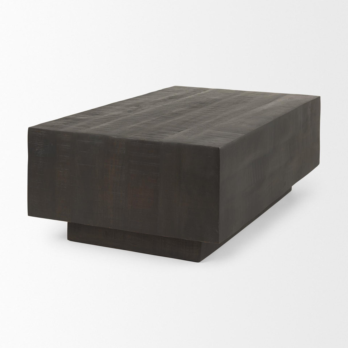 Mercana Hayden Dark Brown Wood Rectangular Coffee Table
