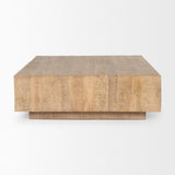 Mercana Hayden Light Brown Wood Square Coffee Table