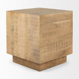 Mercana Hayden Light Brown Wood End/Side Table