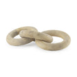 Mercana Alize Solid Wood Circular Chain Link Decorative Object