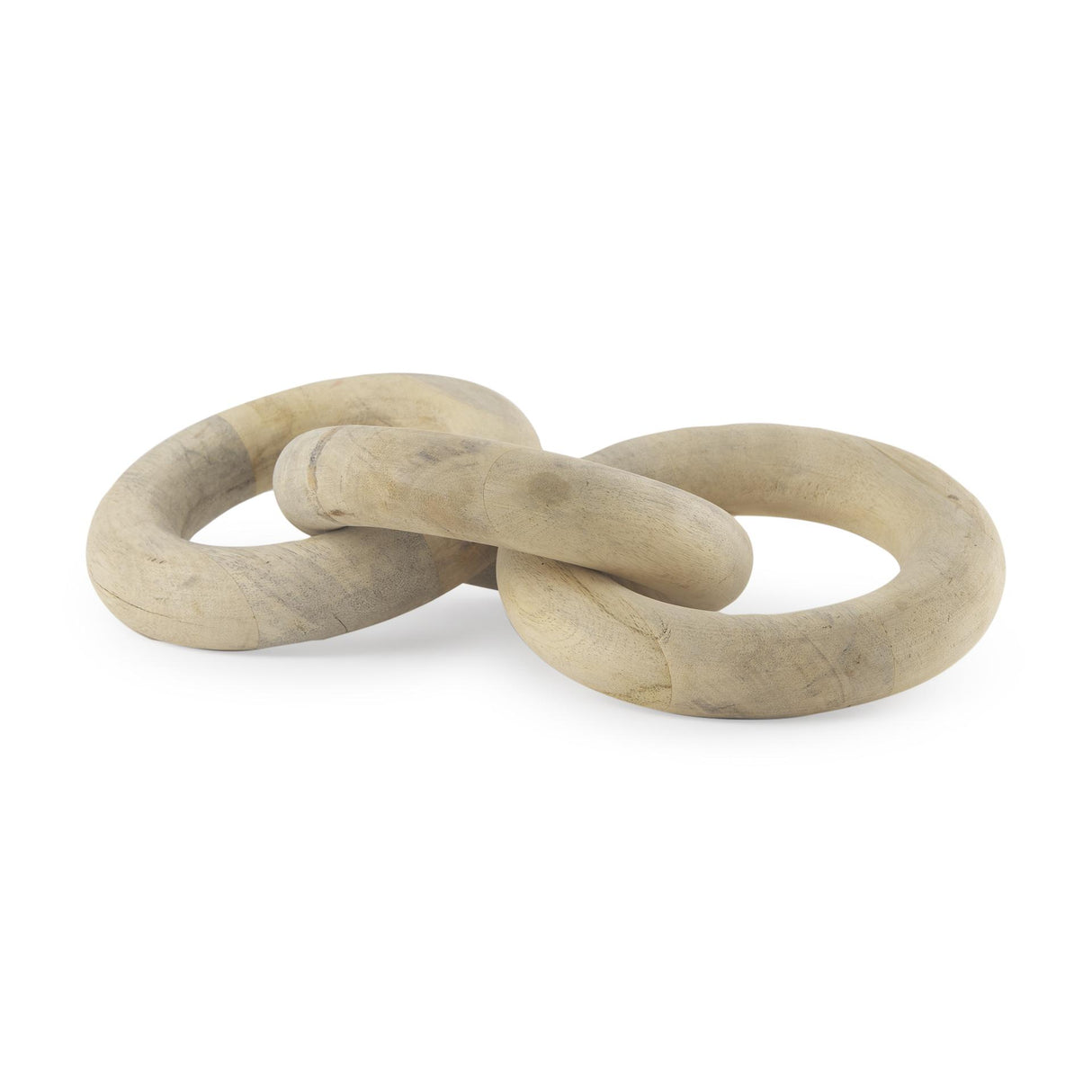 Mercana Alize Solid Wood Circular Chain Link Decorative Object