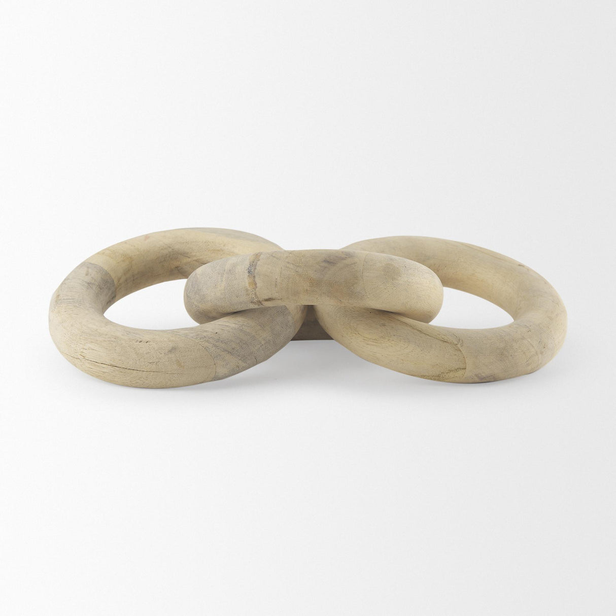 Mercana Alize Solid Wood Circular Chain Link Decorative Object