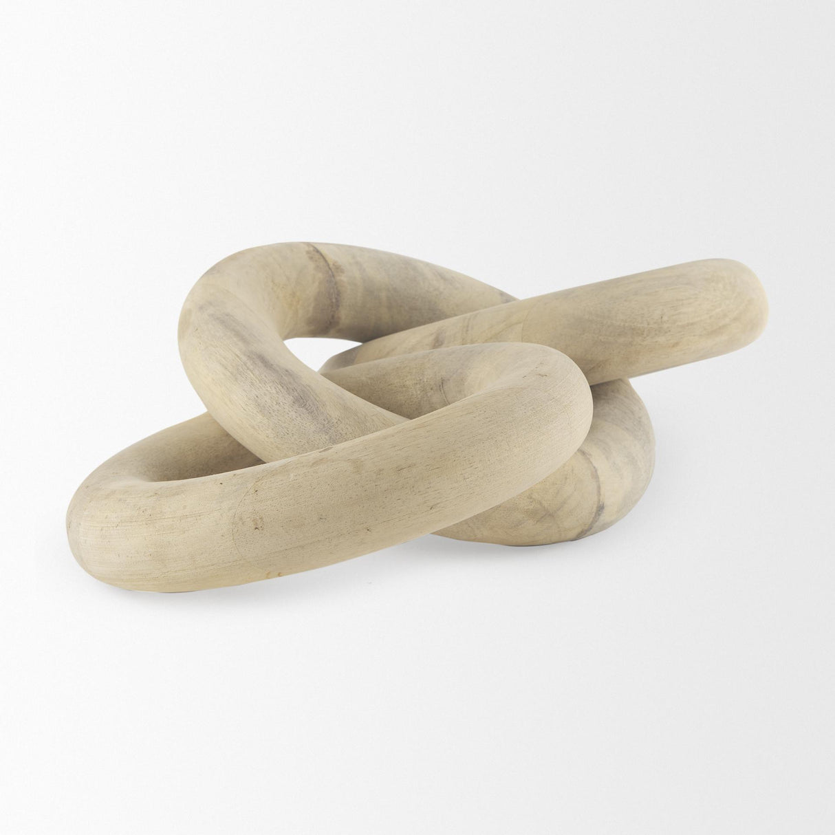 Mercana Alize Solid Wood Circular Chain Link Decorative Object