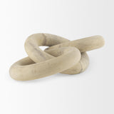 Mercana Alize Solid Wood Circular Chain Link Decorative Object