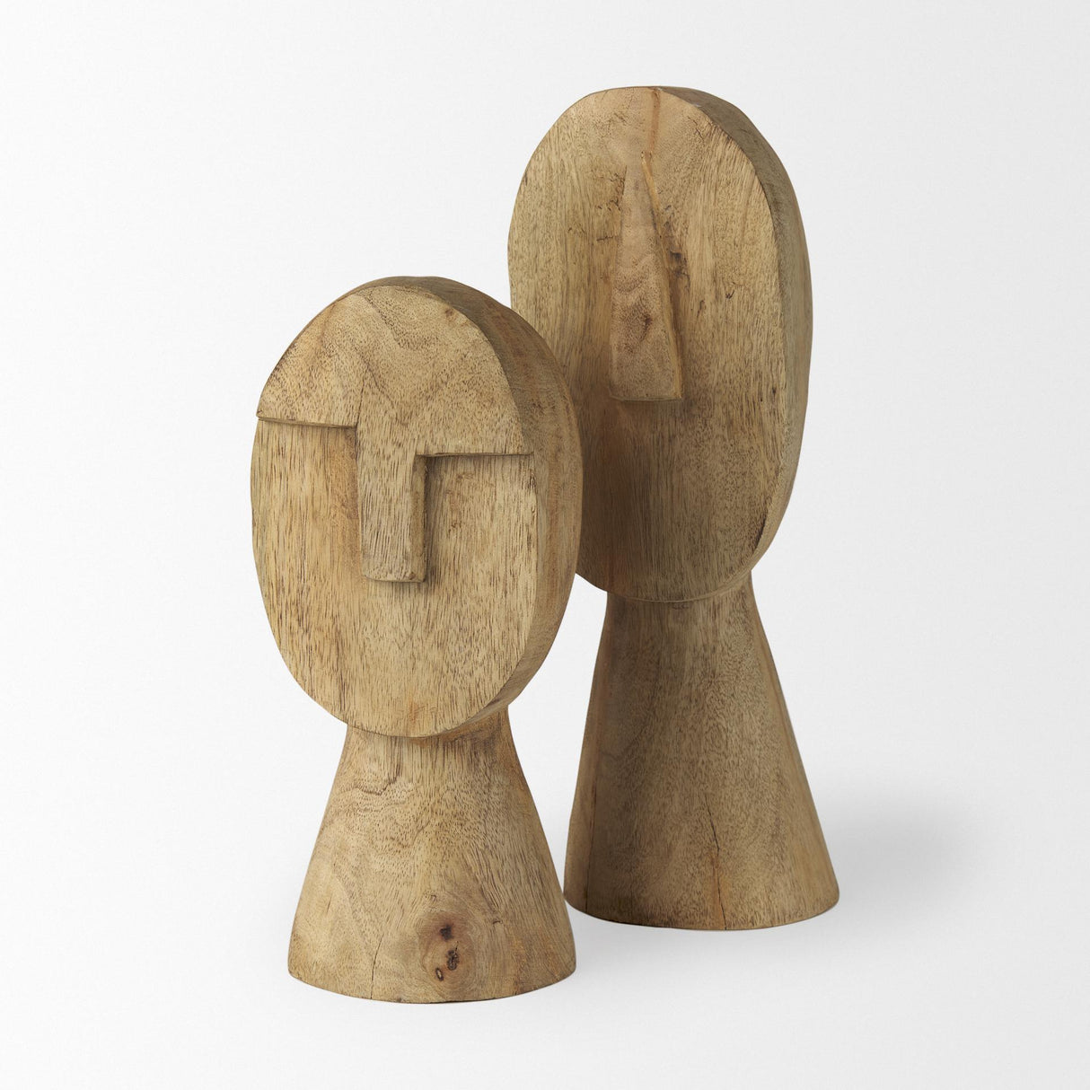 Mercana Ivan Medium Wooden Head Sculpture