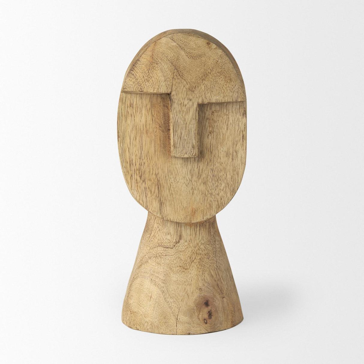 Mercana Ivan Medium Wooden Head Sculpture