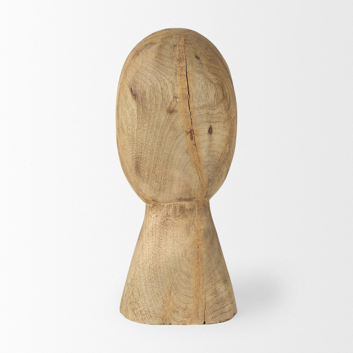 Mercana Ivan Medium Wooden Head Sculpture