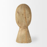 Mercana Ivan Medium Wooden Head Sculpture