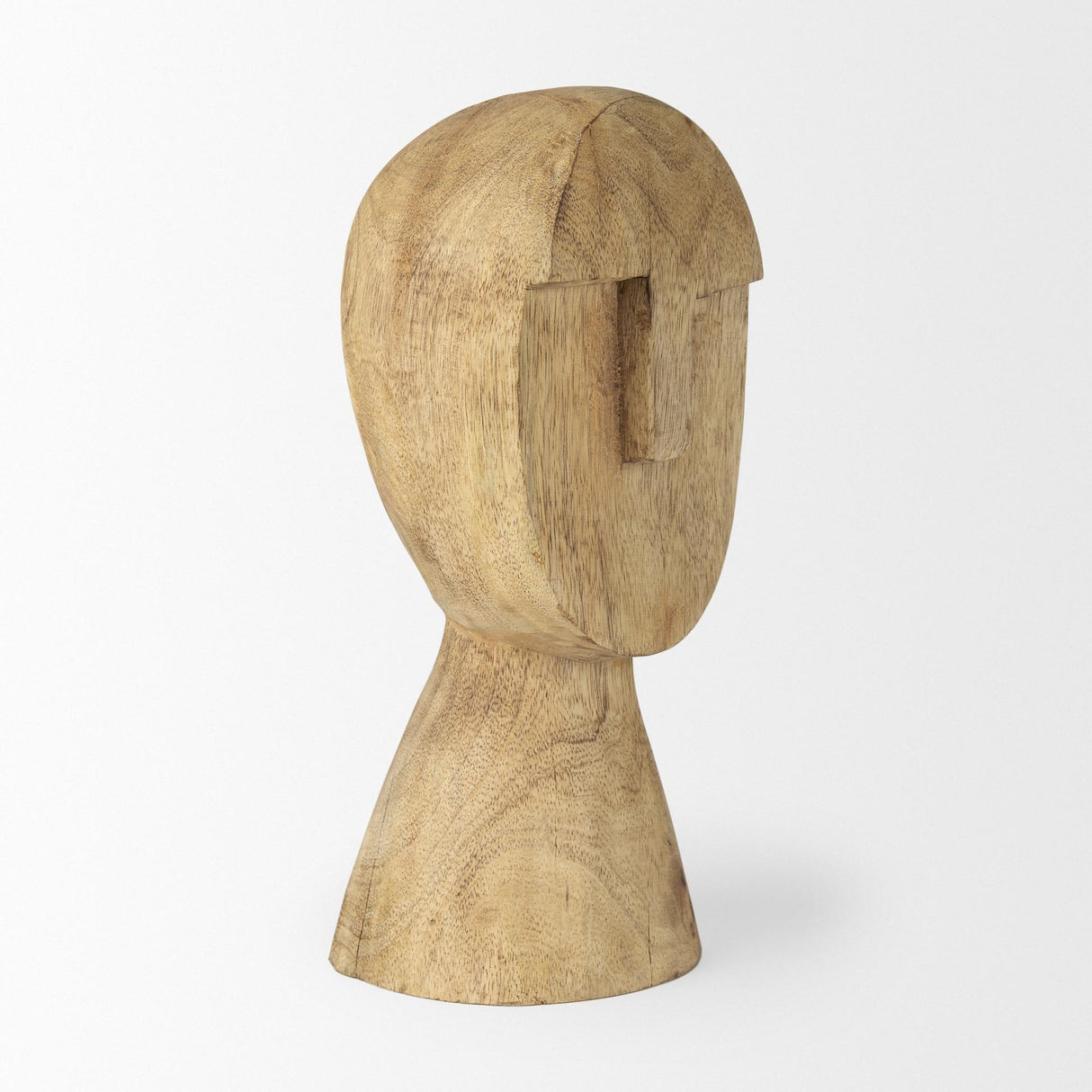 Mercana Ivan Medium Wooden Head Sculpture