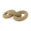 Mercana Alize Jute Wrapped Solid Wood Circular Chain Link Decorative Object