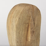 Mercana Ivan Large Wooden Head Sculpture