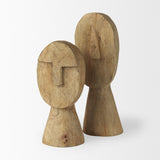 Mercana Ivan Large Wooden Head Sculpture