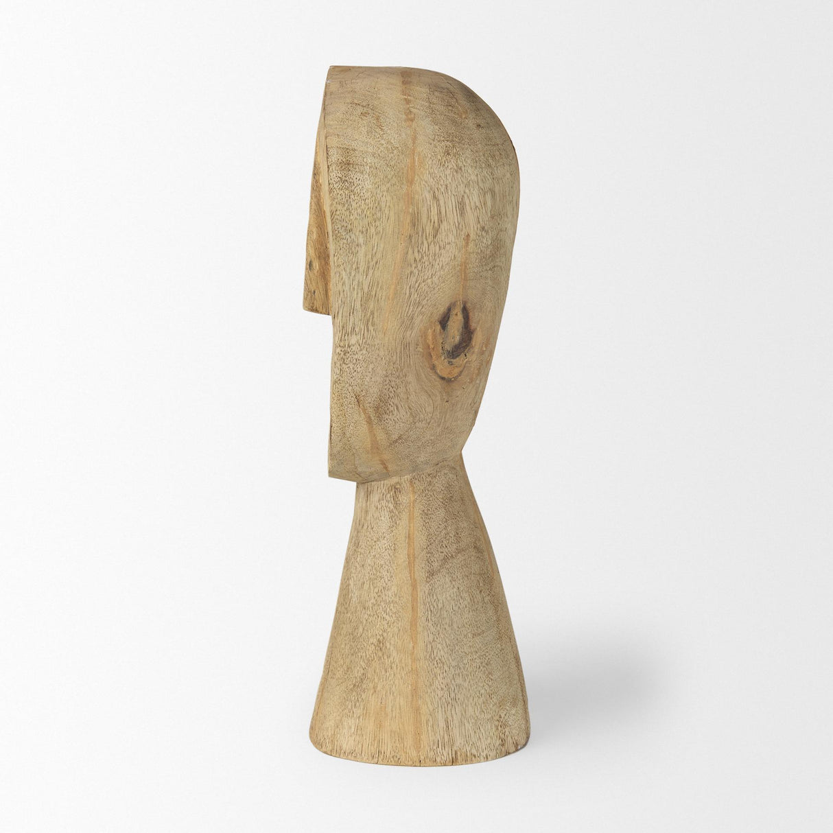 Mercana Ivan Large Wooden Head Sculpture