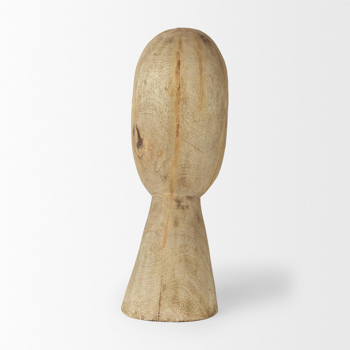 Mercana Ivan Large Wooden Head Sculpture