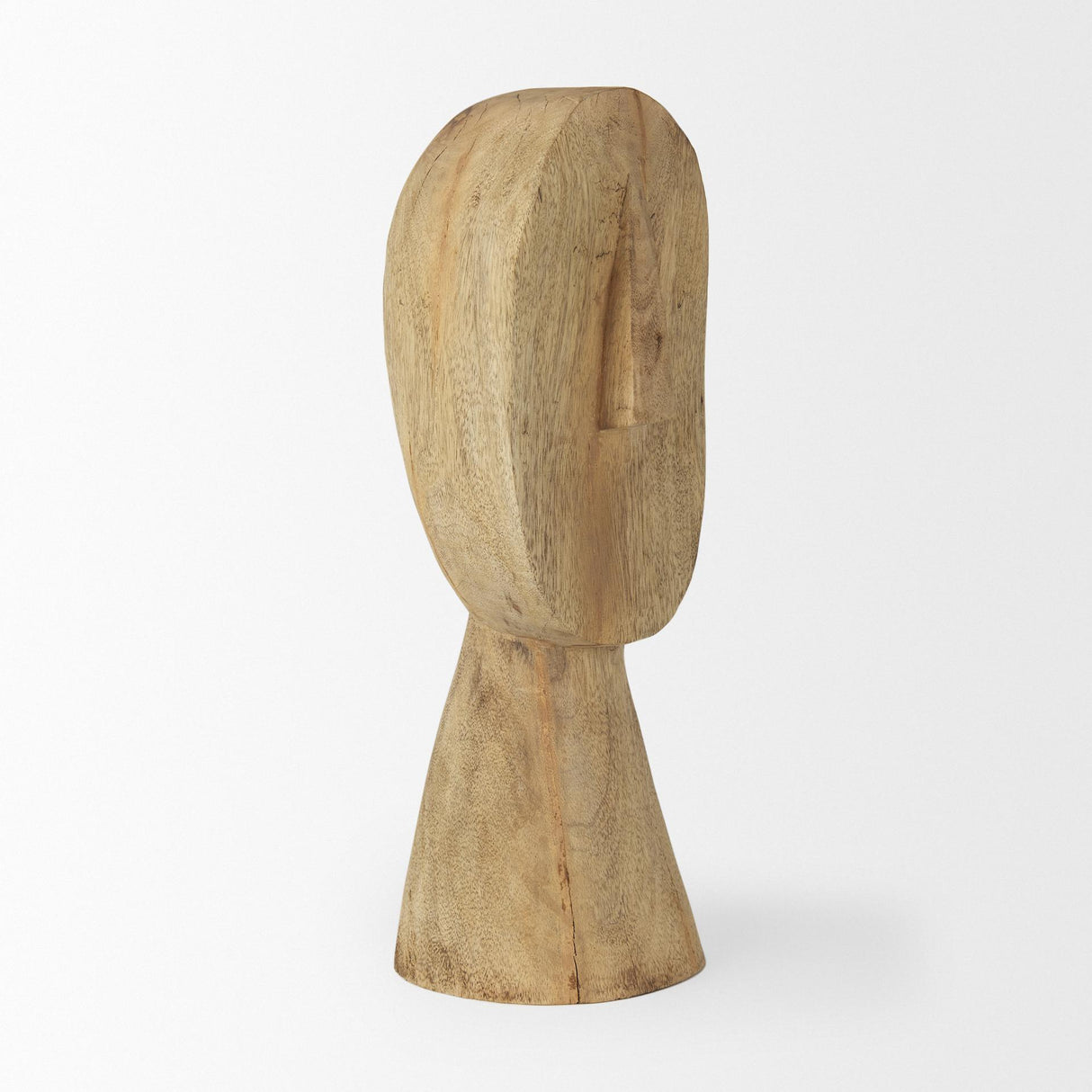 Mercana Ivan Large Wooden Head Sculpture