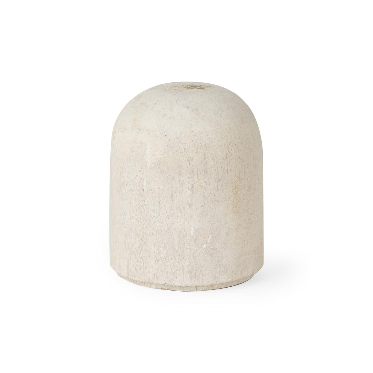 Mercana Knox Short White-Wash Wood Decorative Object
