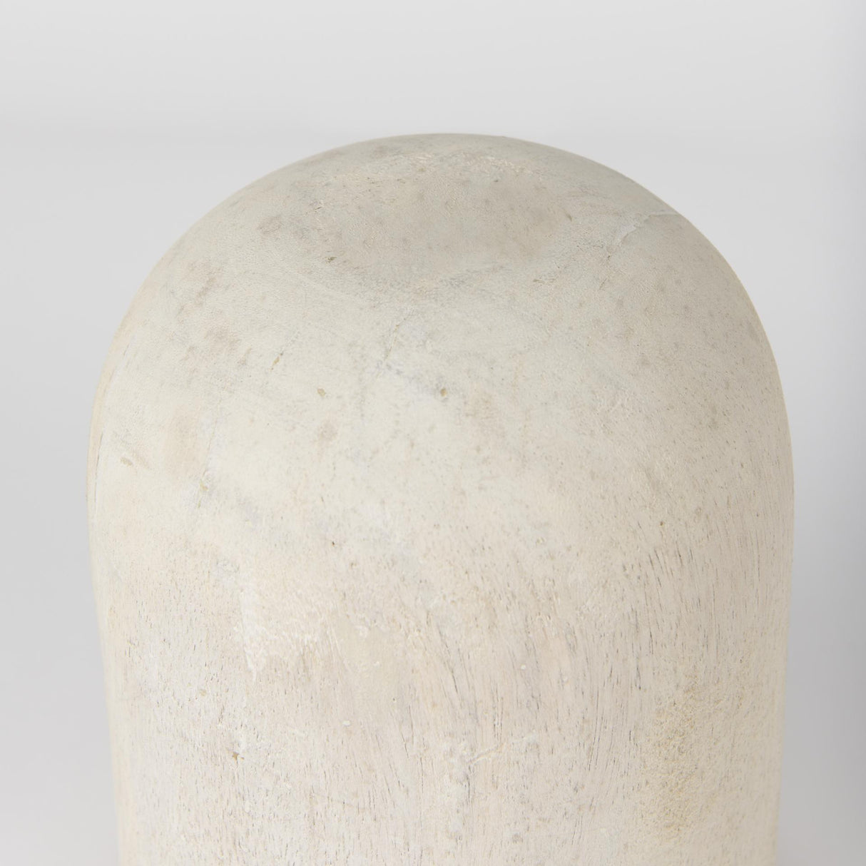 Mercana Knox Short White-Wash Wood Decorative Object