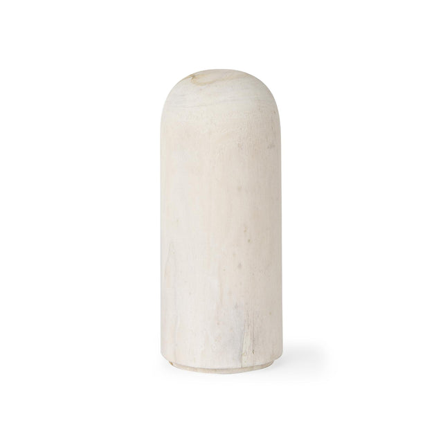 Mercana Knox Medium White-Wash Wood Decorative Object
