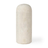 Mercana Knox Tall White-Wash Wood Decorative Object
