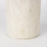 Mercana Knox Tall White-Wash Wood Decorative Object