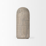 Mercana Knox Medium Gray-Wash Wood Decorative Object