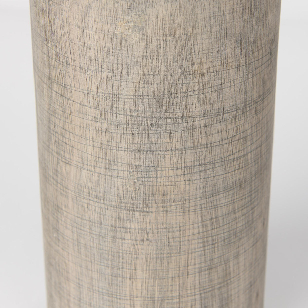 Mercana Knox Medium Gray-Wash Wood Decorative Object