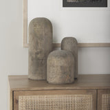 Mercana Knox Large Gray-Wash Wood Decorative Object