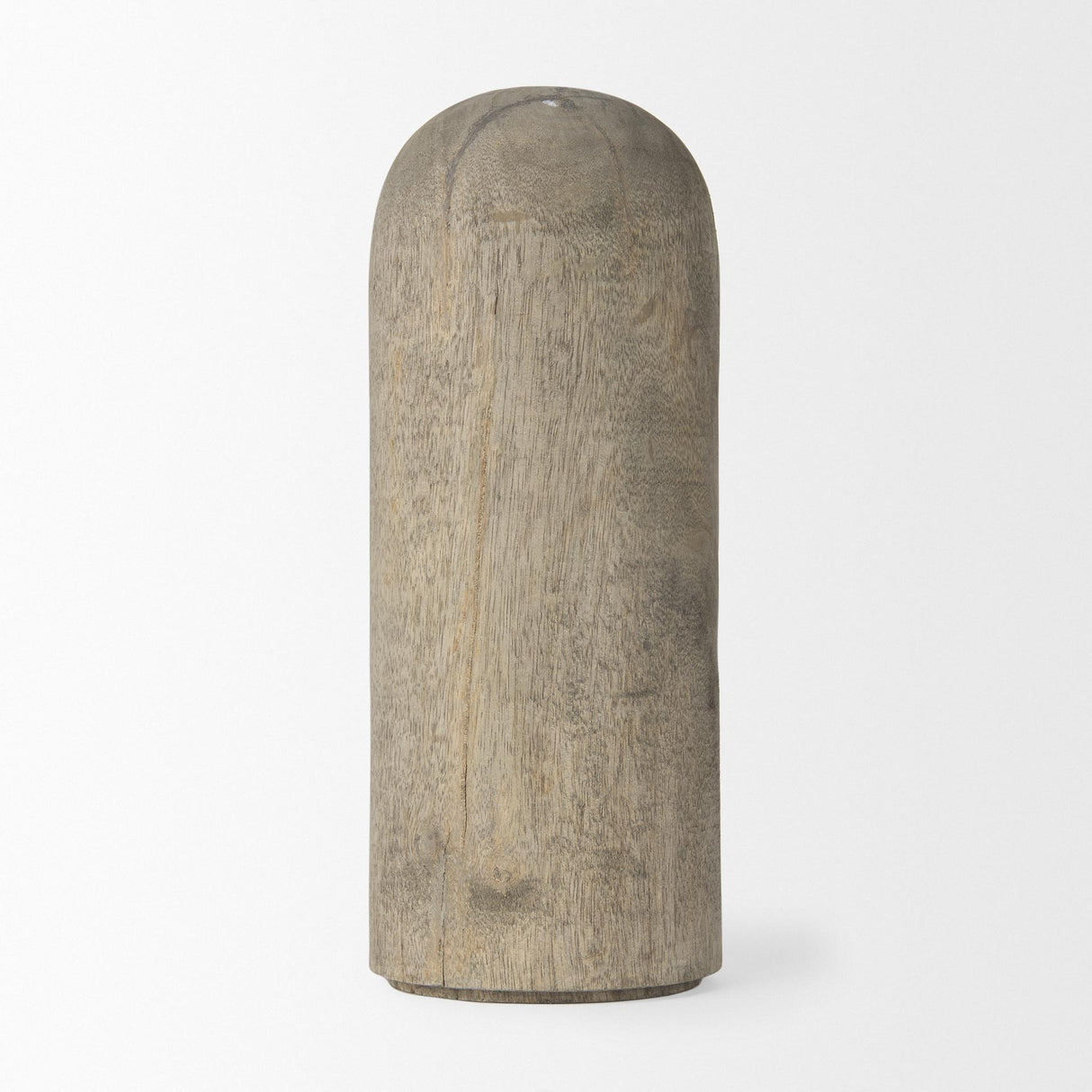 Mercana Knox Large Gray-Wash Wood Decorative Object
